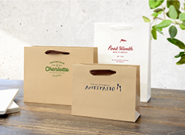 クラフト紙を使ったナチュラルなオリジナル紙袋