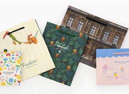 国内生産の短納期で作れるフルカラー印刷のオリジナル紙袋