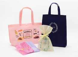 簡単名入れで作れるオリジナル不織布バッグ