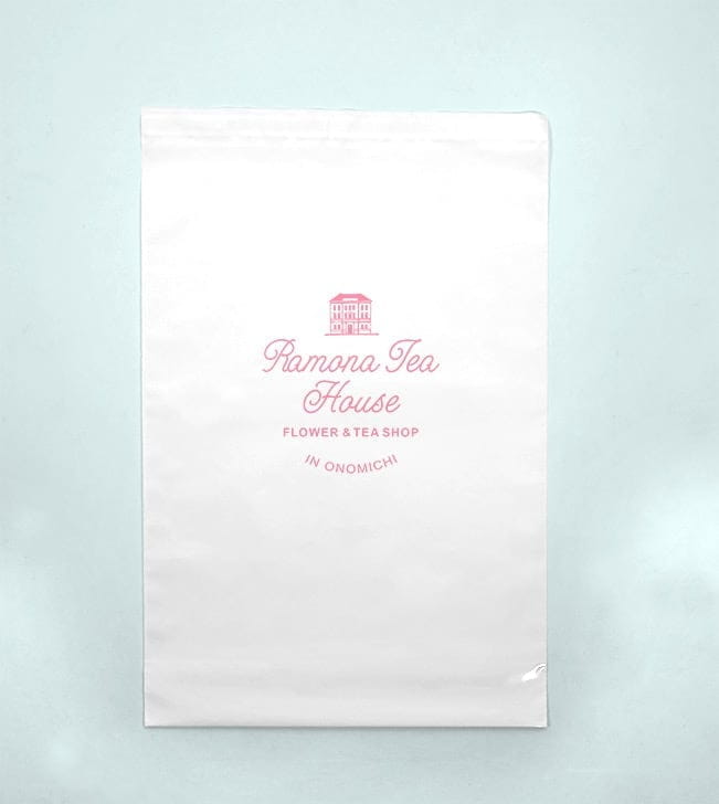 ホワイトの宅配袋01の拡大画像