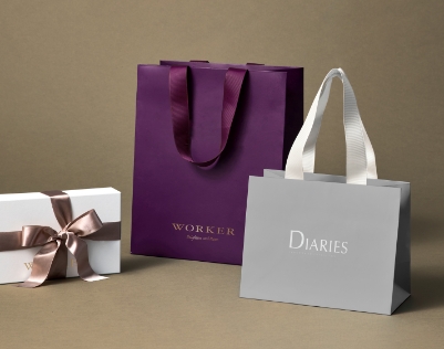 ラグジュアリー紙袋 デザイン例01