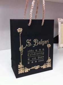 bulgari1 オリジナル紙袋デザイン