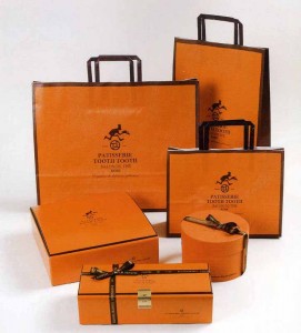 orengebag オリジナル紙袋の印刷