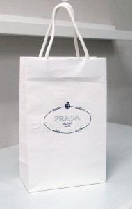 石膏のような美しいショップ袋