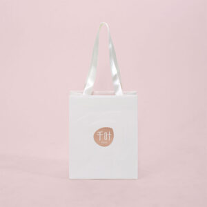 紙袋, 白, エンボス