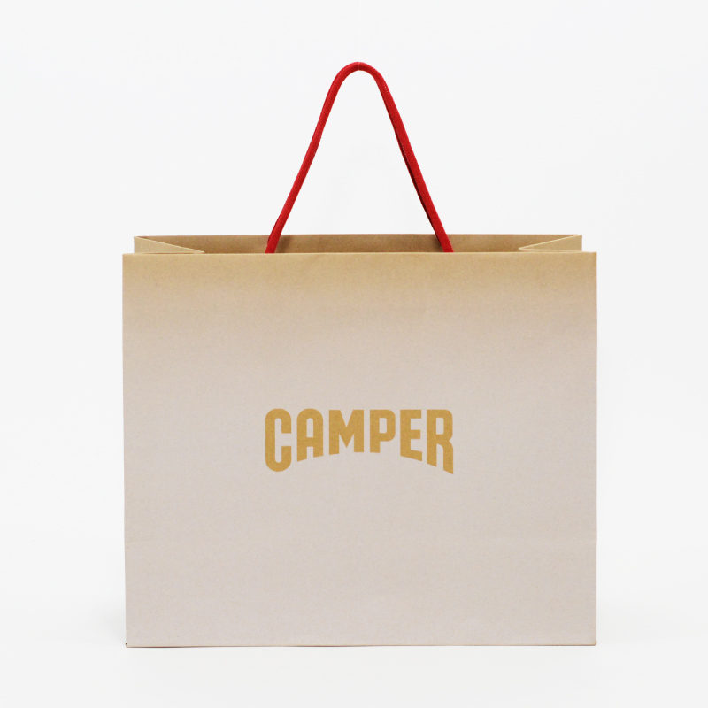 紙スピンドルにリニューアルした紙袋を読む