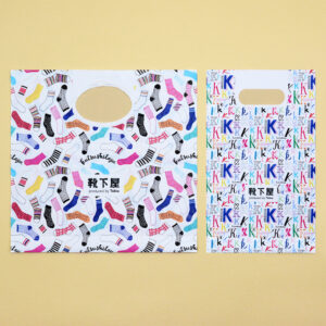 カラフルな配色で可愛いポリ袋