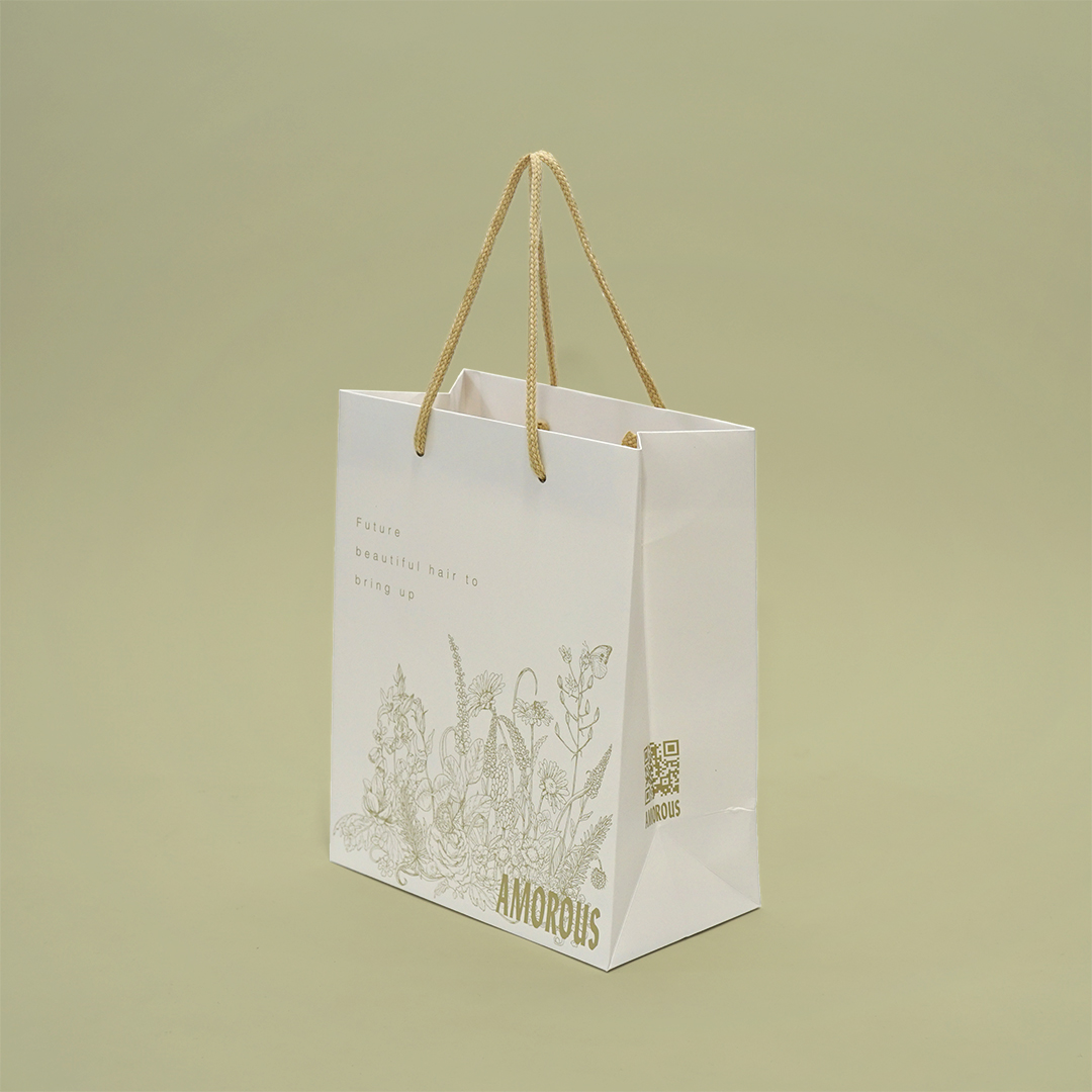 ナチュラルなヘアケアブランド紙袋1