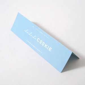 LaLaLacookieの商品へのこだわりが書かれた同梱冊子