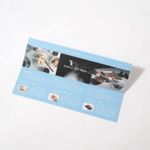 LaLaLacookieの商品へのこだわりが書かれた同梱冊子