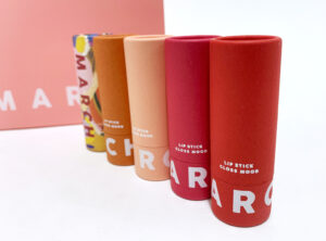 ベリービーから新登場!リップクリームを包む、こだわりのオリジナル紙管パッケージ