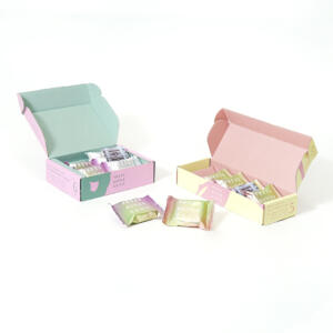 バターサンド専門店が手がける、フルカラー印刷でパステルカラーを美しく表現したオリジナルボックス