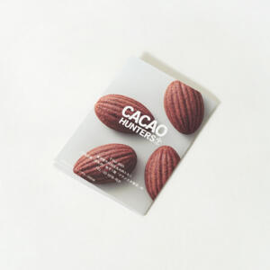 チョコレードブランドの人気商品カカオ型焼き菓子のパンフレット