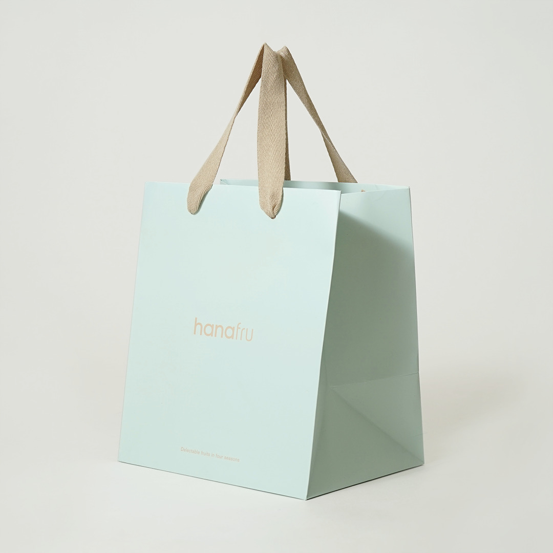 フルーツ屋さんの爽やかでフレッシュな紙袋