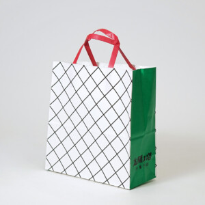 人気洋菓子店が手掛ける、晒クラフト紙に網目状のパターンを印刷した、レトロモダンなオリジナル紙袋