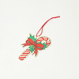 キャンディケインに飾りが付いた、クリスマス限定のかわいいオリジナルチャーム