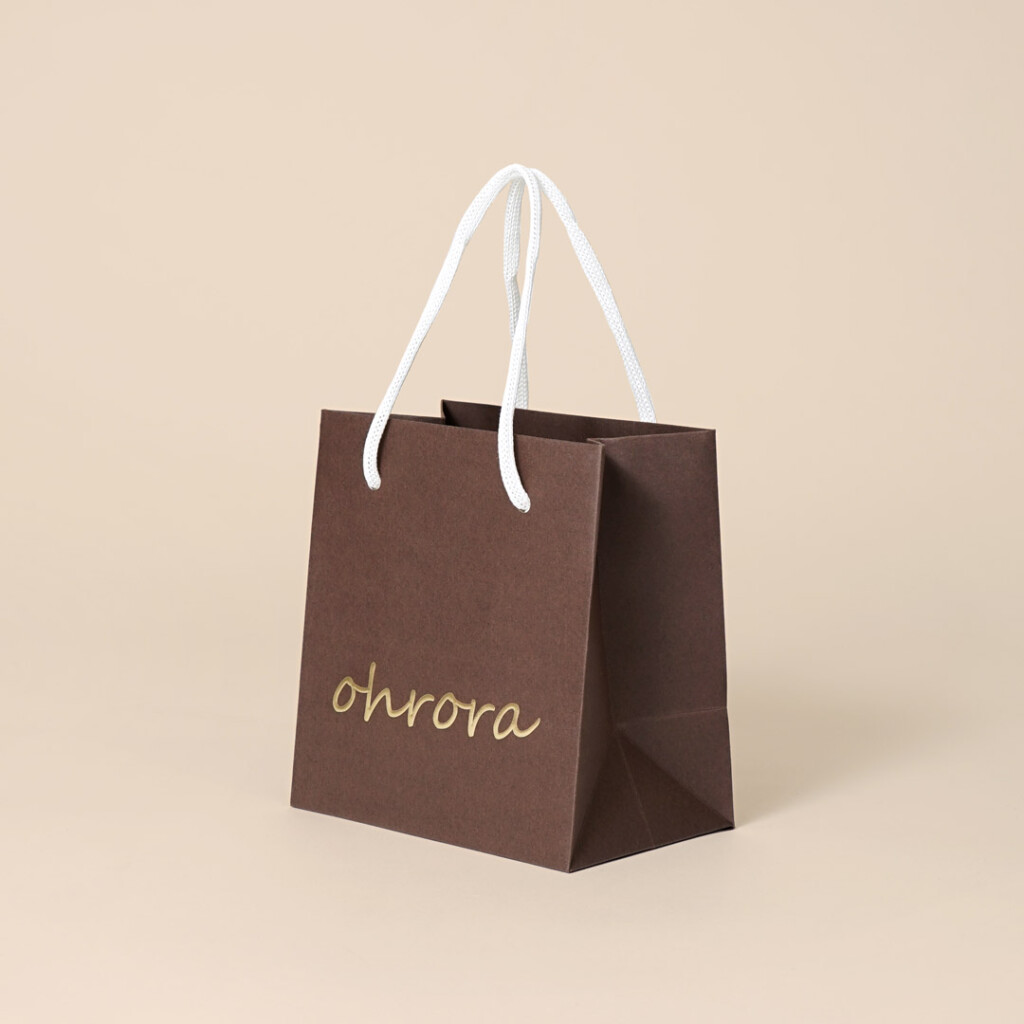 柔らかい風合いのパールジュエリーの紙袋2