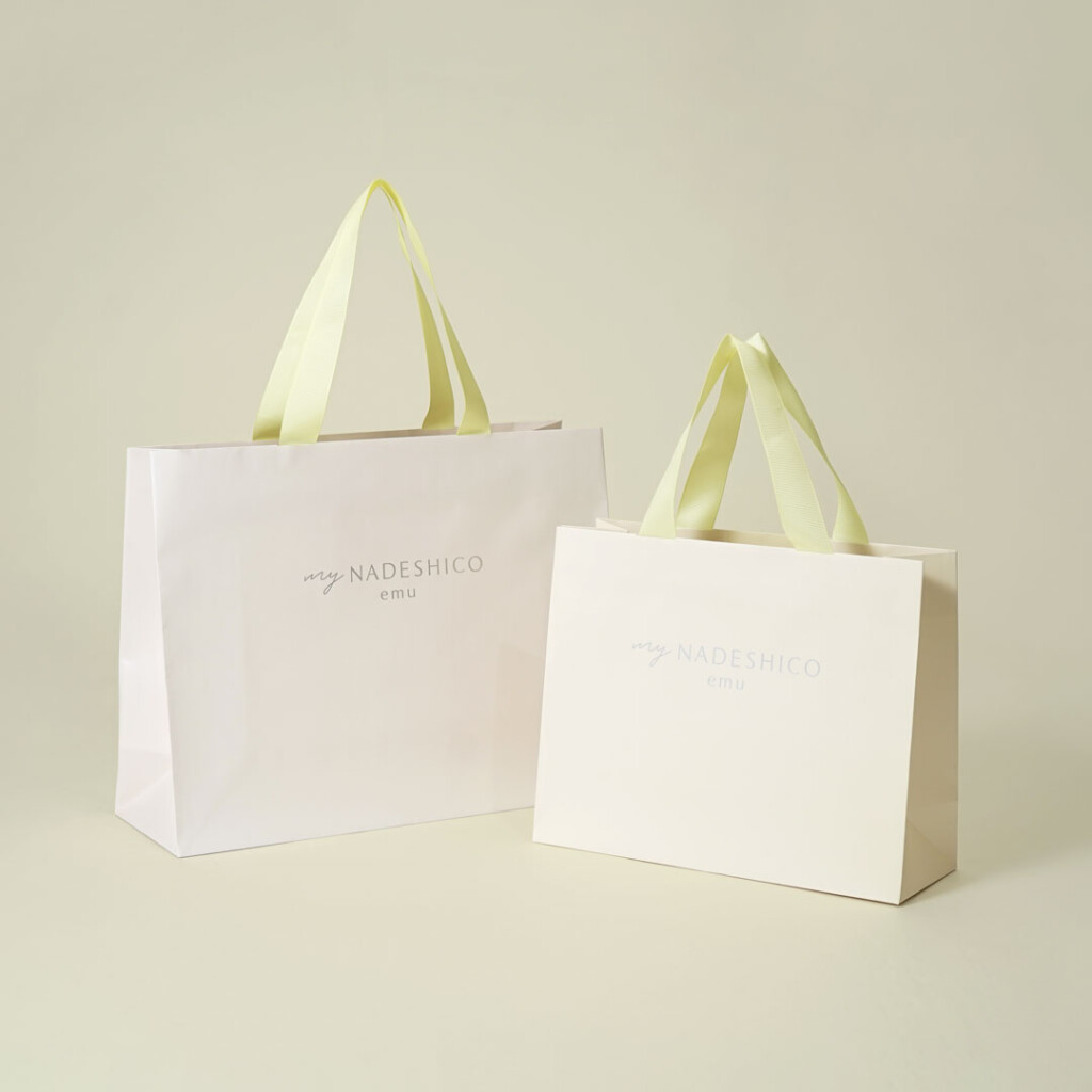 しなやかで優しいスキンケアブランドの紙袋0