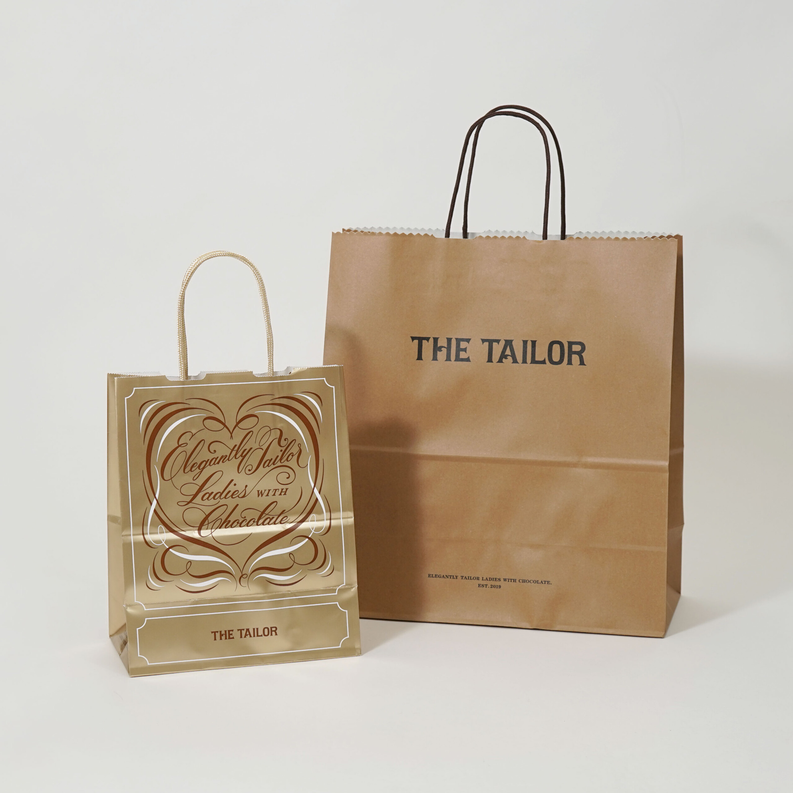 目を惹くほど輝くチョコレート専門菓子店のオリジナルパッケージ