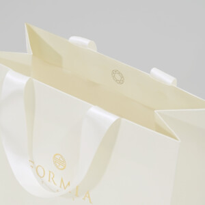 白に纏ったエレガントなジュエリー用紙袋5