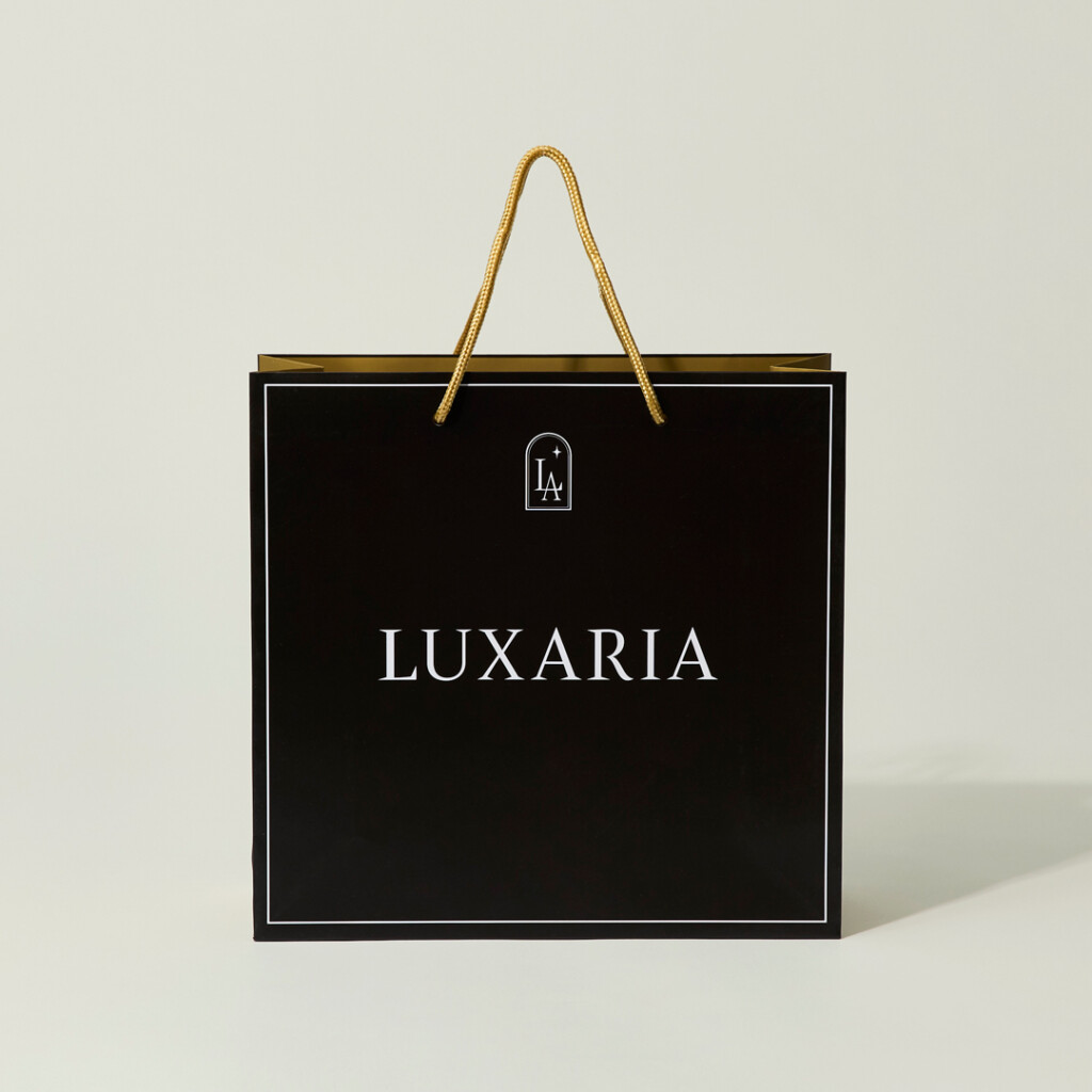 切り替えデザインがかっこいい紙袋1