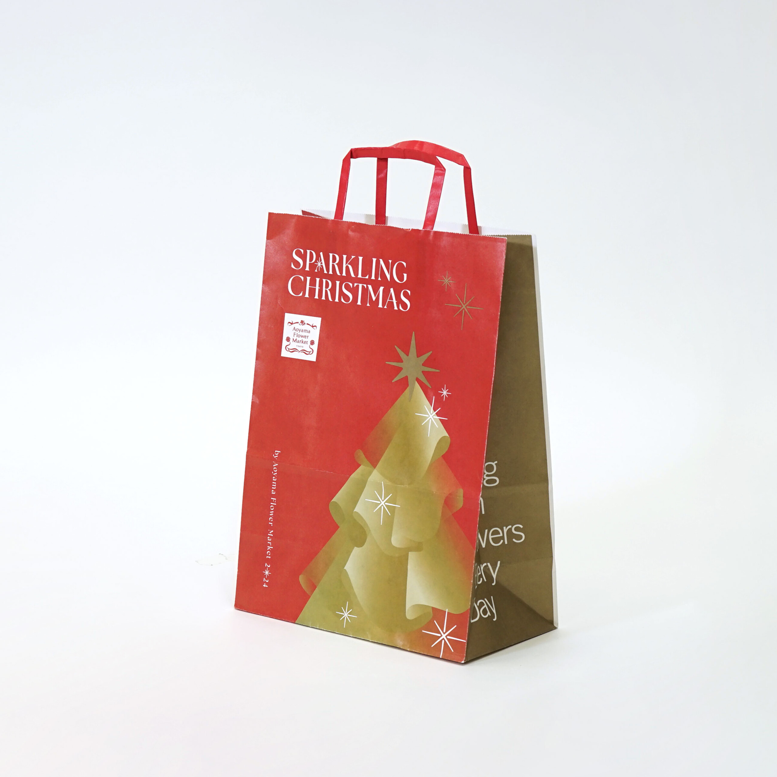 フラワーショップの自然豊かなホリデー限定ショッパー