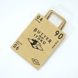 話題を呼んだお菓子ブランドの、未晒クラフト素材を使ったナチュラルなオリジナル紙袋