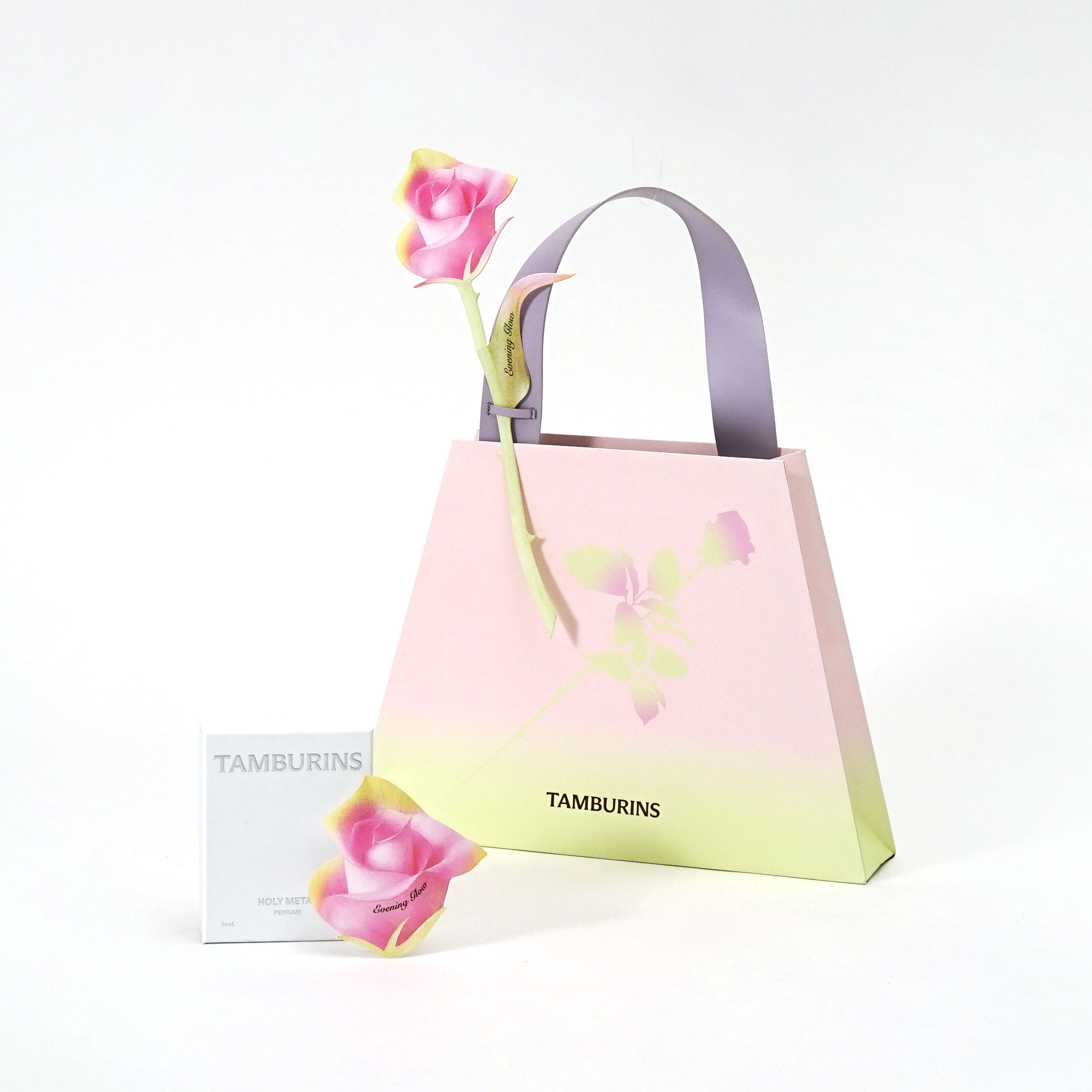 レザーハンドルで差がつく、韓国コスメブランドの限定紙袋