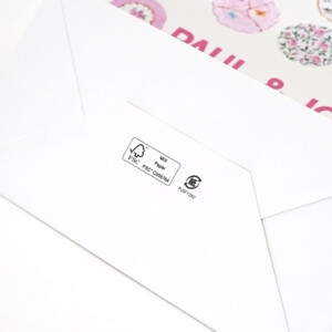 パステルカラーが特徴のファッションブランドの、自然環境にも配慮されたオリジナル紙袋