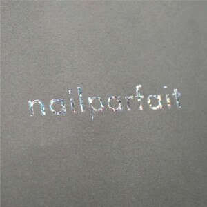 ピンクハンドルとホログラム箔が際立つ紙袋6