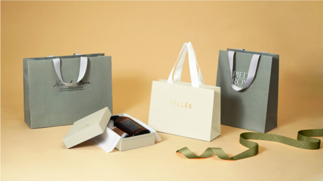 ベリービーのプレミアム紙袋（アイボリー）