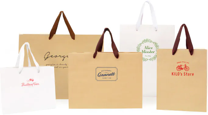 ベリービーのオリジナル紙袋クラフトペーパーバッグ